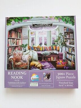 Reading Nook 500-piece puzzle by SunsOut